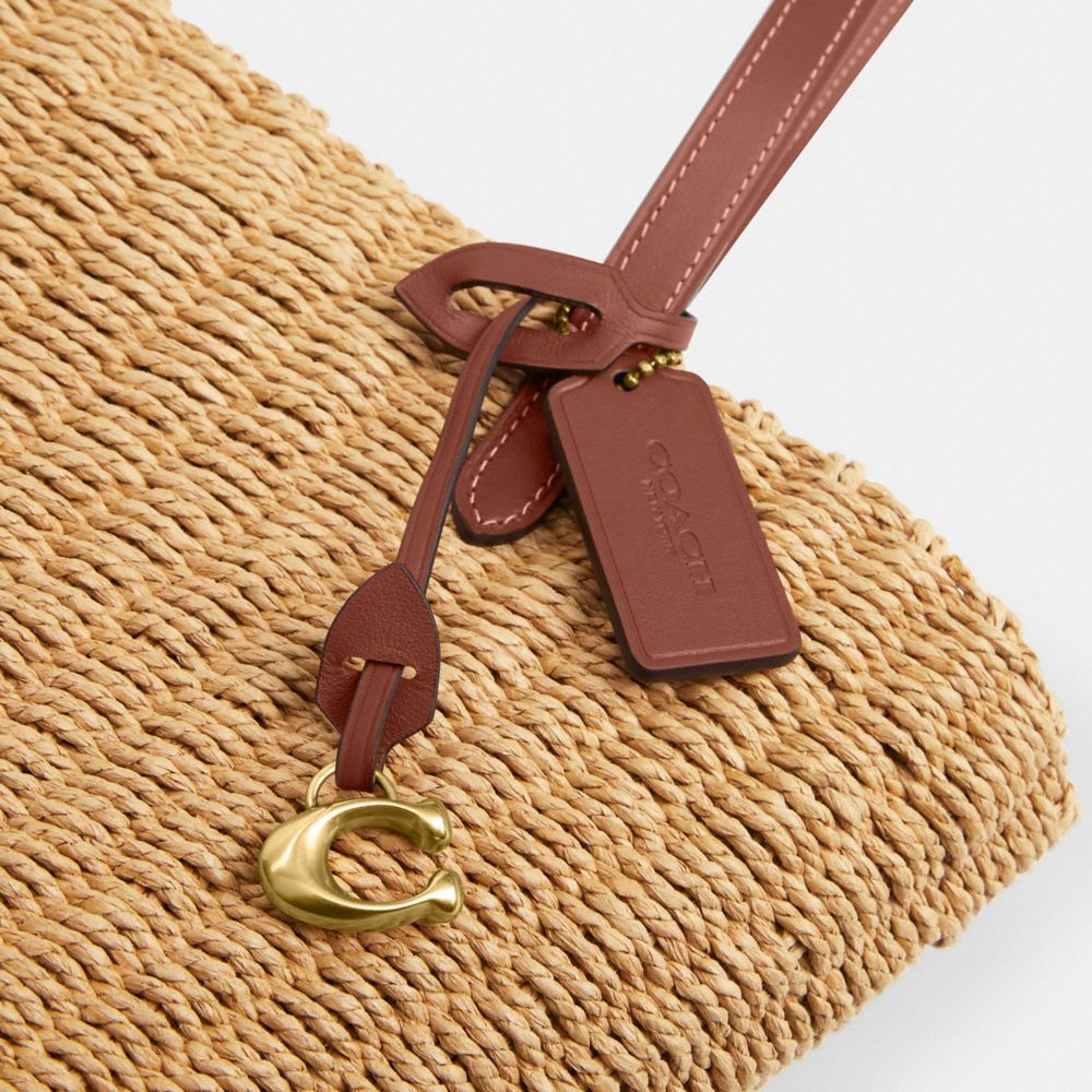 COACH GB Small Straw Tote