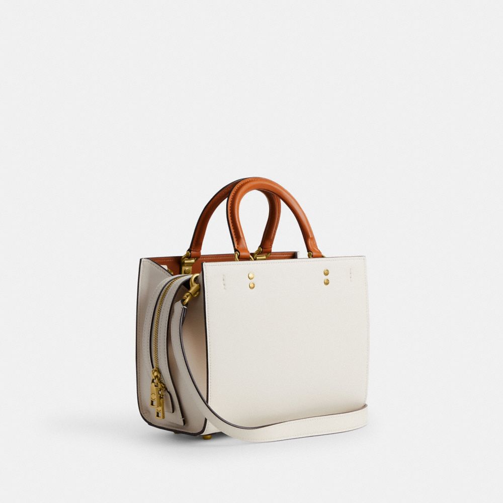 Coach Disney X  Rogue Bag 25 With Mickey Mouse In Brass/chalk Multi