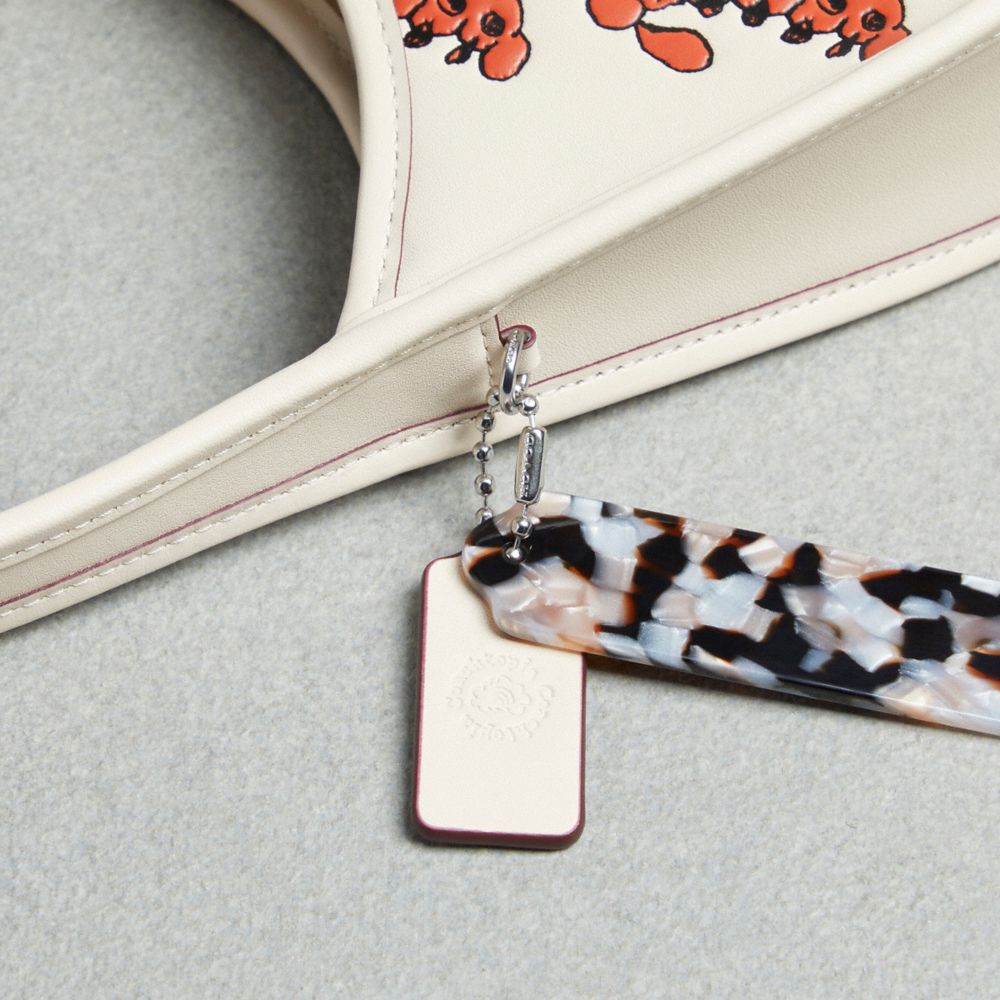 COACH®,Ergo Bag In Coachtopia Leather With Sleepy Caterpillar Print,