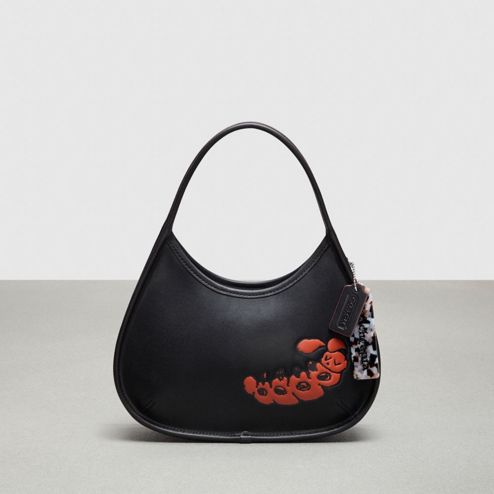 COACH®,Ergo Bag In Coachtopia Leather With Sleepy Caterpillar Print,,Front View