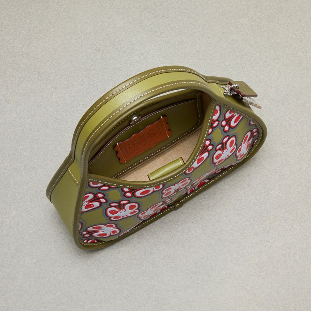 COACH®,Ergo Bag In Coachtopia Leather With Butterfly Print,,Inside View,Top View