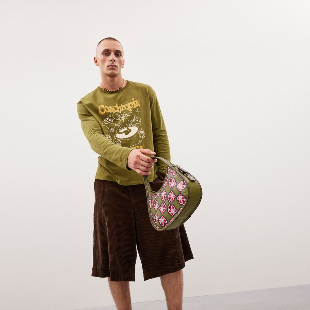 COACH®,Ergo Bag In Coachtopia Leather With Butterfly Print,,Detail View