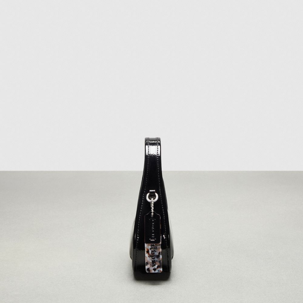 COACH®,Mini Ergo Bag In Crinkle Patent Coachtopia Leather,Recycled Polyester,Leather,Crossbody,Logo,Adjustable,Casual,Black,Group View