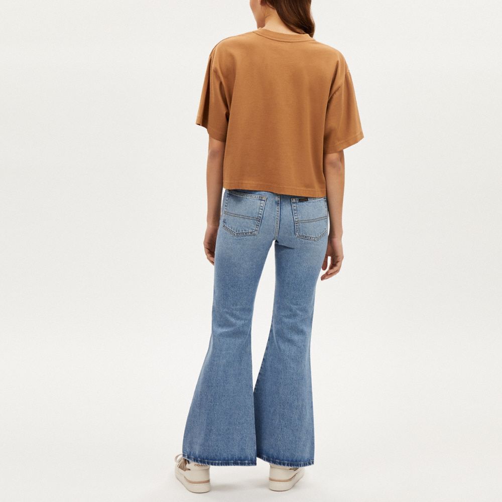 COACHTシャツ 公式】コーチアウトレット | ヴァーシティ クロップド Tシャツ