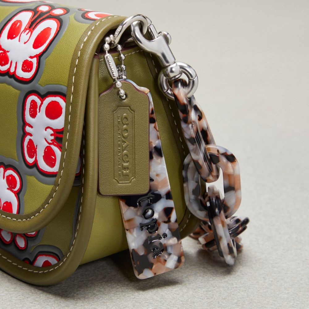 COACH®,Wavy Dinky Bag In Coachtopia Leather With Butterfly Print,,Group View