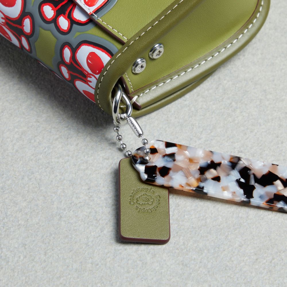 COACH®,Wavy Dinky Bag In Coachtopia Leather With Butterfly Print,
