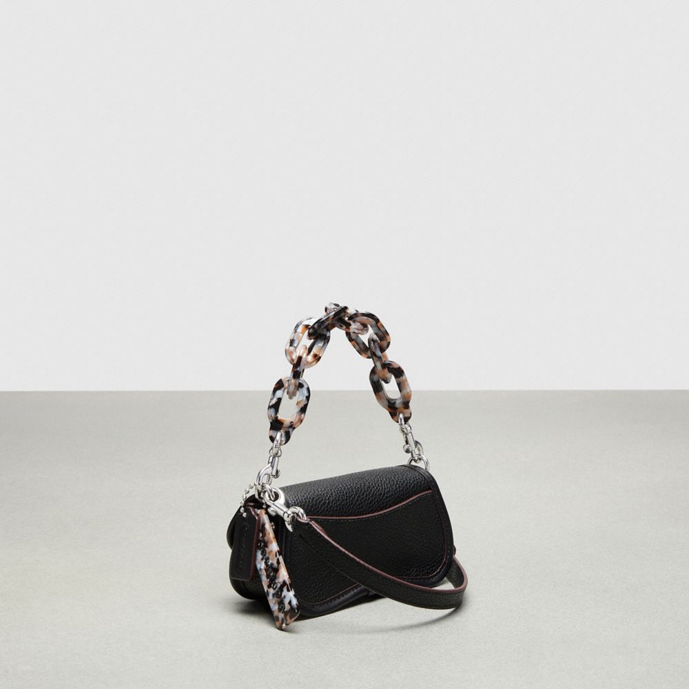 Mini Wavy Dinky Bag With Crossbody Strap In Coachtopia Leather