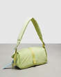 COACH®,Coachtopia Loop Puffy Wavy Dinky Bag,Recycled Polyester,Medium,Coachtopia Loop,Pale Lime,Angle View