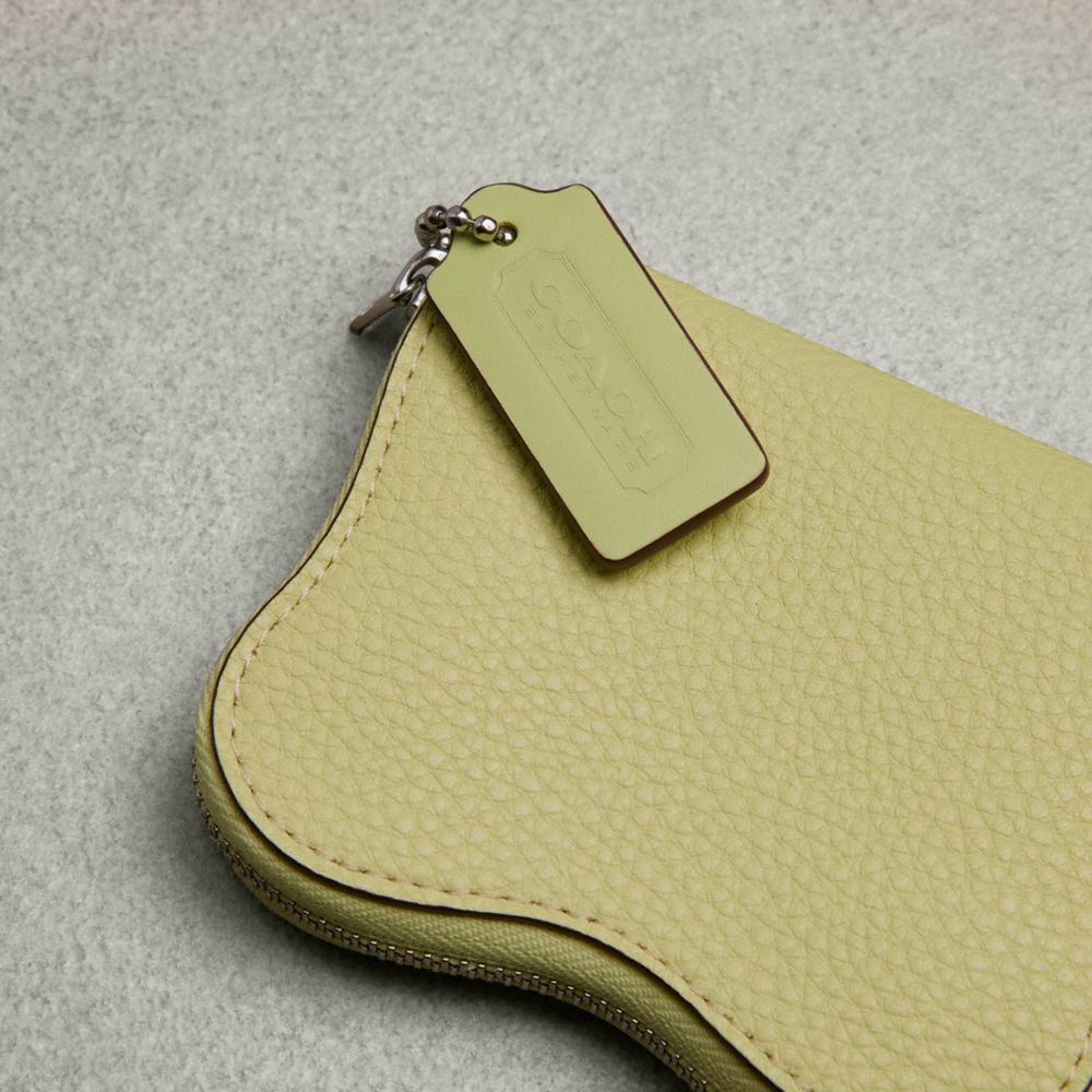 Wavy Zip Around Wallet In Coachtopia Leather