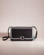 COACH®,UPCRAFTED BANDIT SHOULDER BAG,Calf Leather,Small,Denim Dream,Silver/Black,Front View