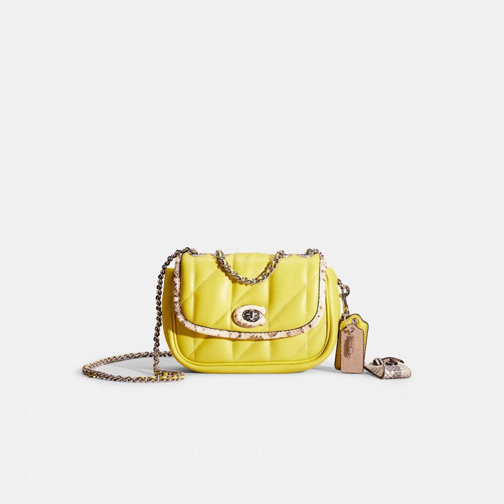 Coach madison shoulder discount bag with quilting