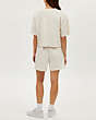 COACH®,GARMENT DYE TRACK SHORTS,Other,Cream,Scale View