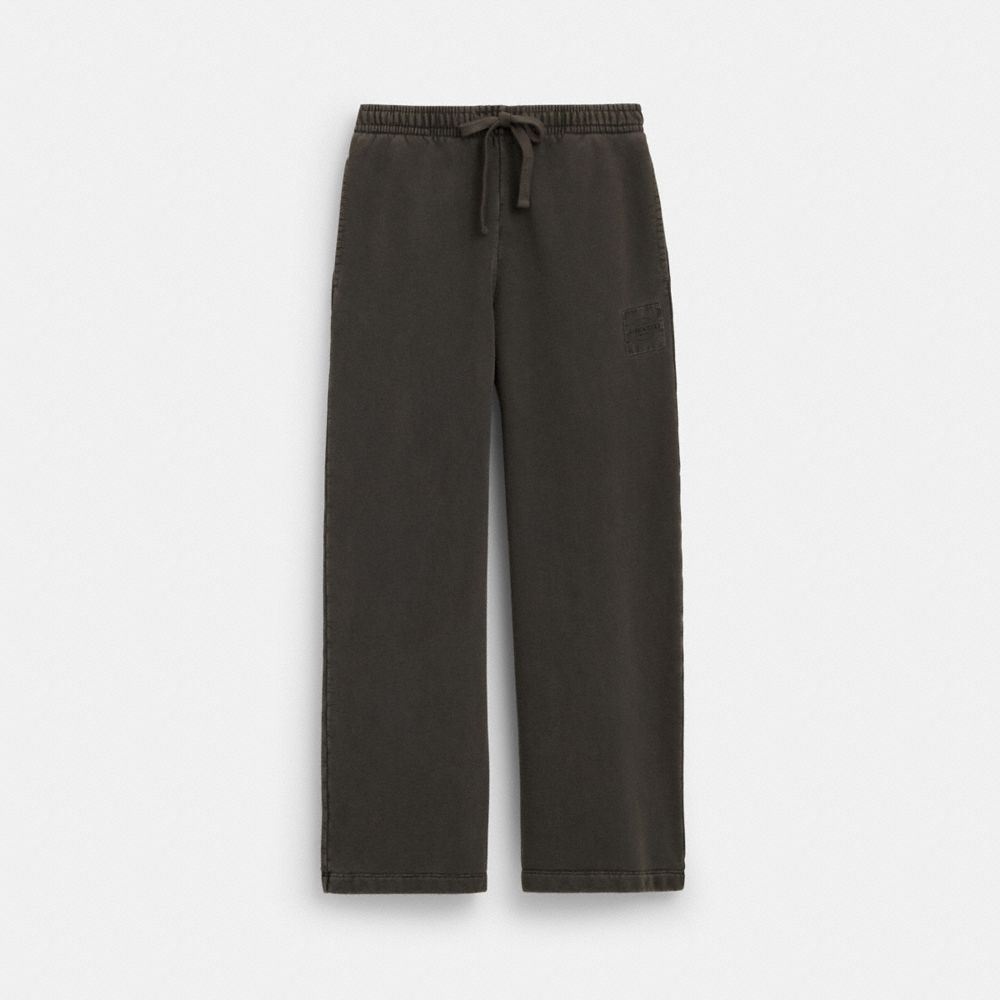 Shop Coach Outlet Garment Dye Track Pants In Smoke