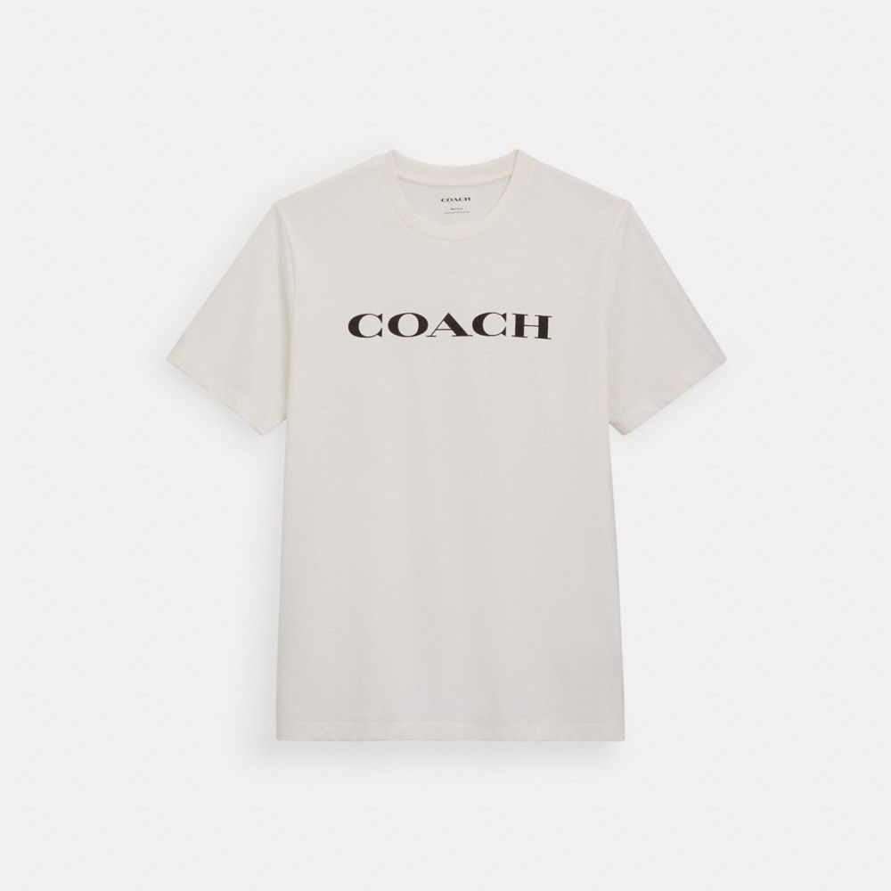 COACH®,SIGNATURE T-SHIRT,White,Front View