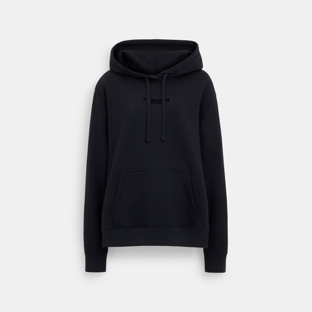 COACH®,SIGNATURE HOODIE,Navy,Front View