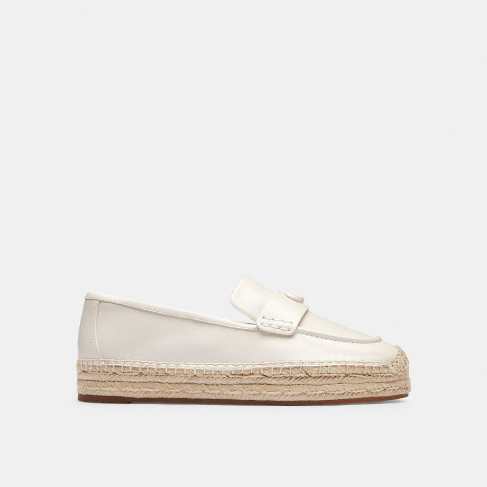 COACH®,ESPADRILLE CAMILLA,Craie,Angle View