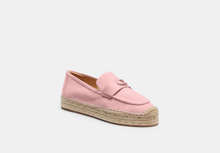 COACH®,CAMILLA ESPADRILLE,Soft Pink,Front View