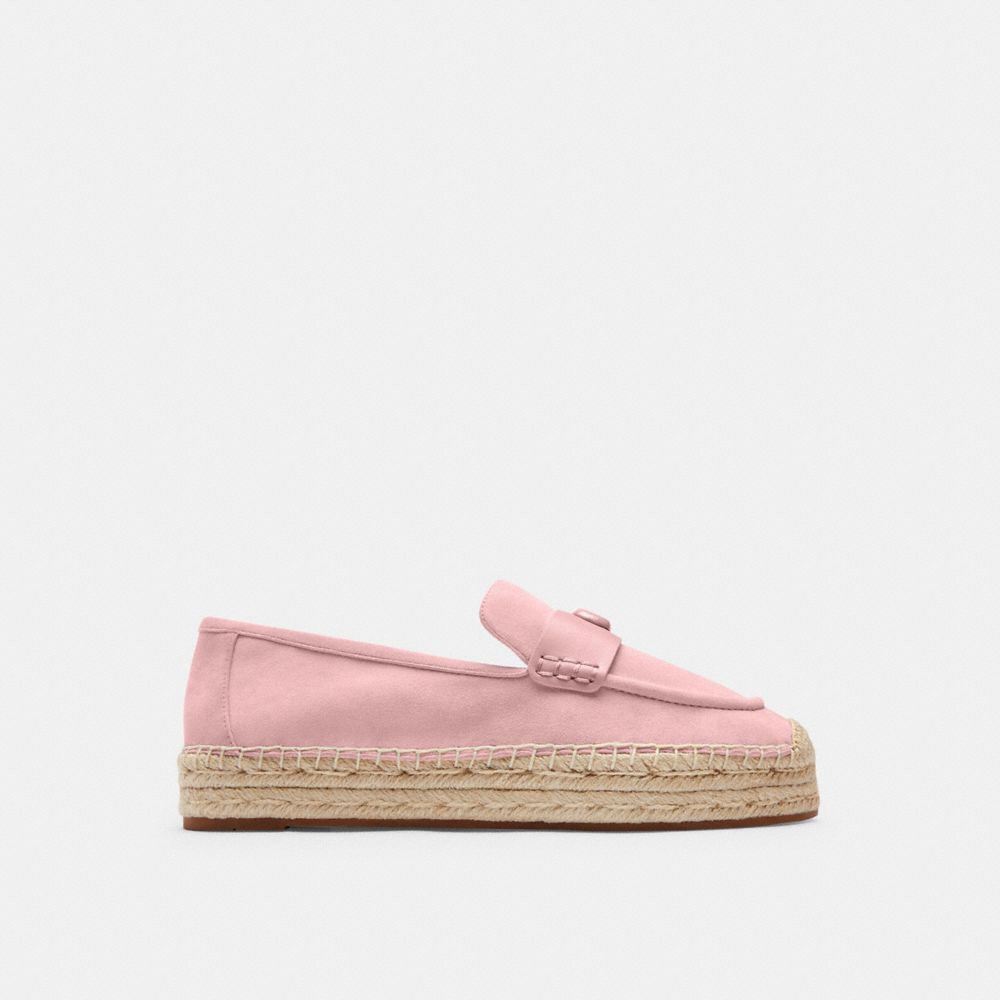 COACH®,CAMILLA ESPADRILLE,Soft Pink,Angle View