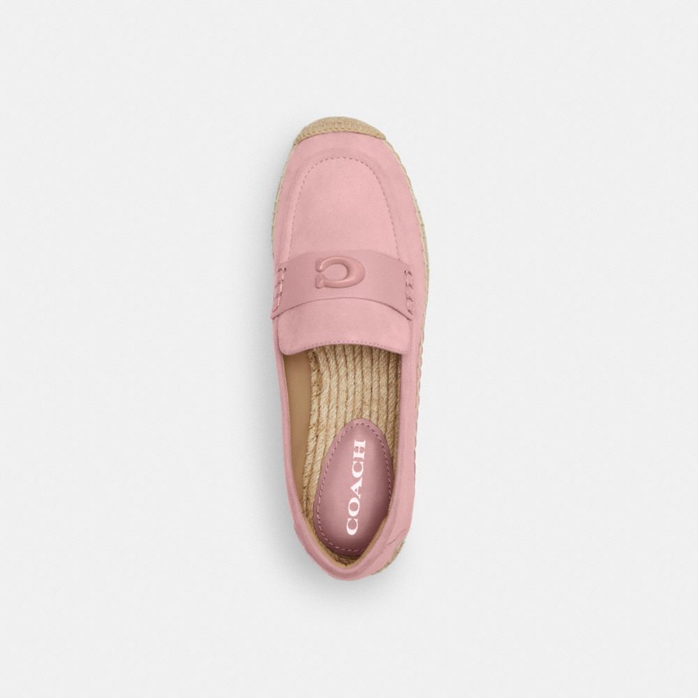 COACH®,CAMILLA ESPADRILLE,Soft Pink,Inside View,Top View
