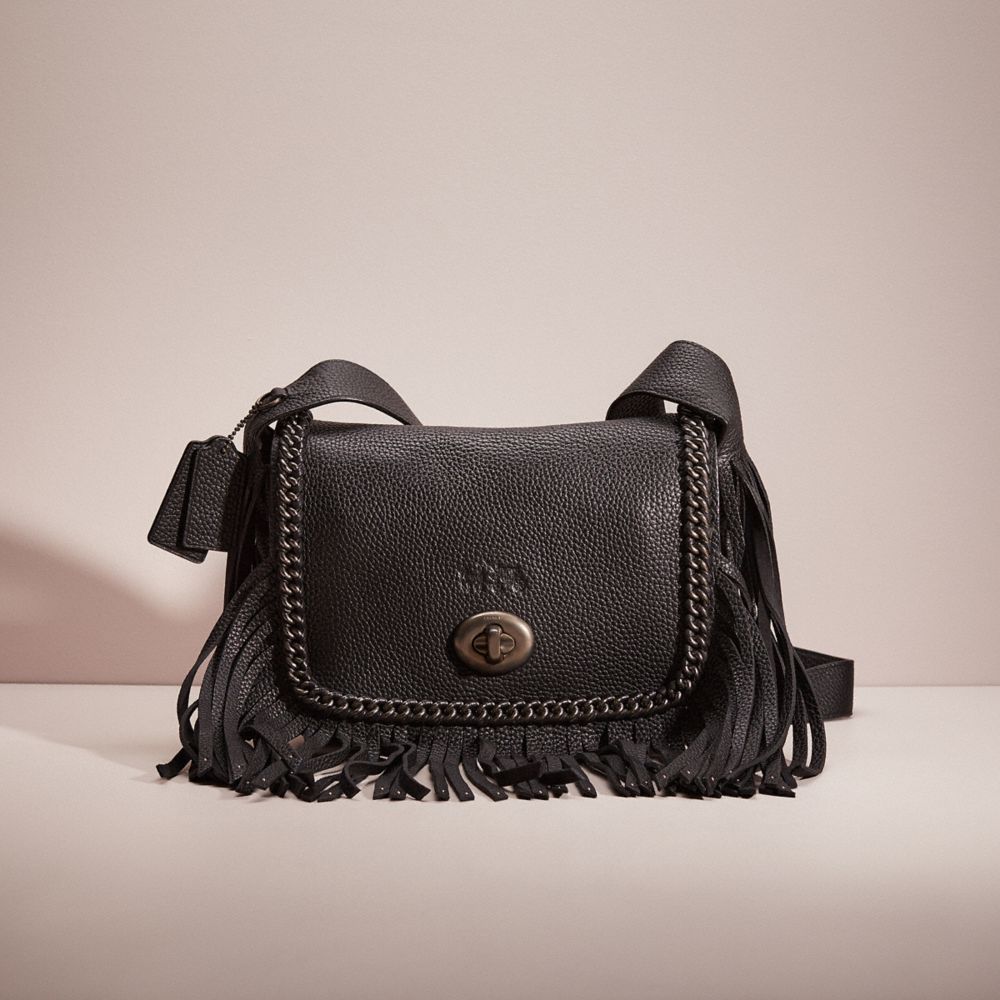 Coach purse sale with fringe