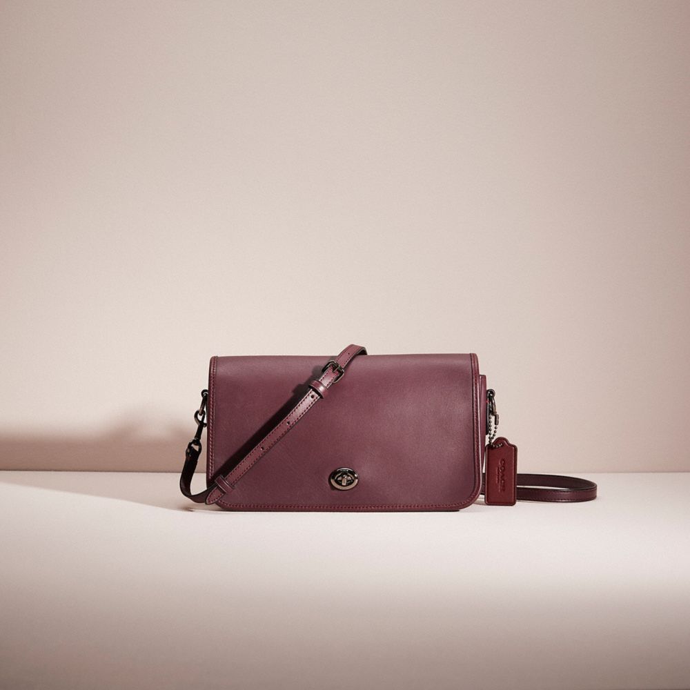 Coach dinky oxblood hot sale