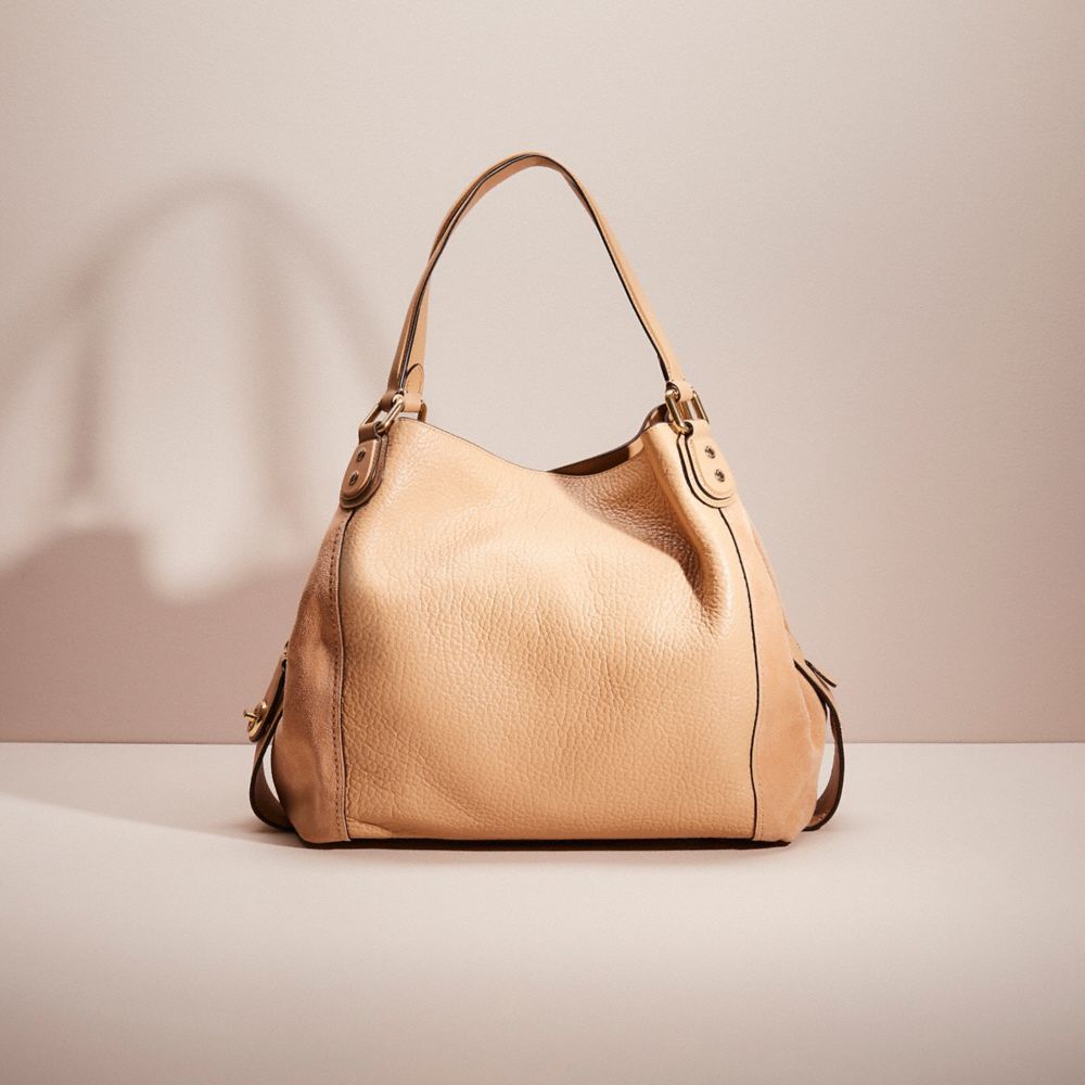 Coach beechwood outlet leather edie bag