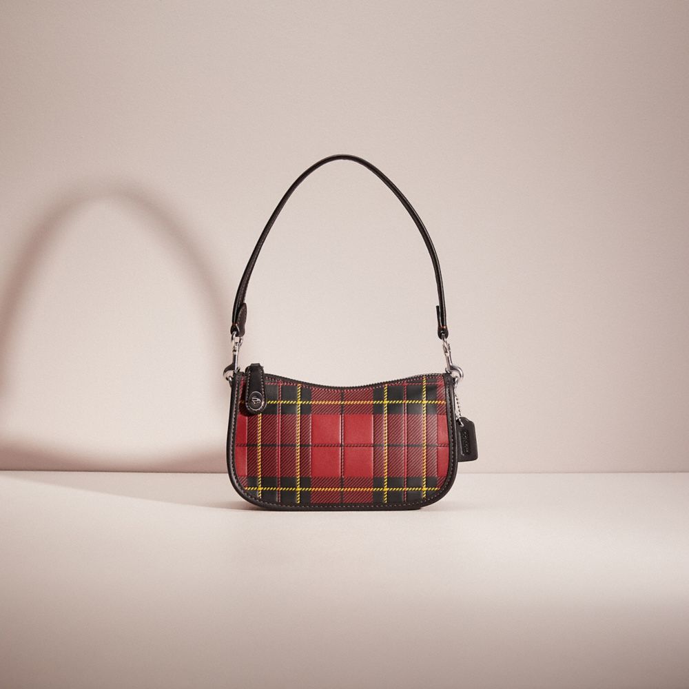 Coach store plaid purse