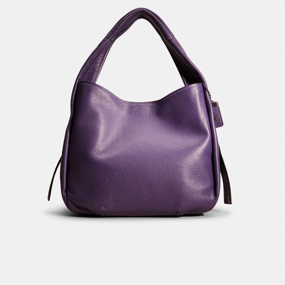 Pewter Violet Restored Bandit Hobo With Colorblock Snakeskin Detail