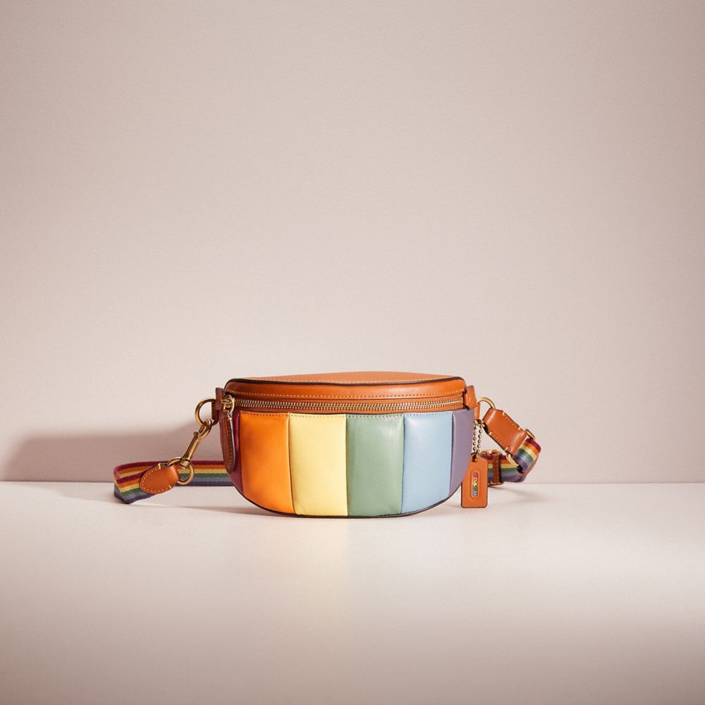 Coach rainbow belt bag hot sale