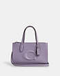 COACH®,NINA SMALL TOTE BAG,Leather,Medium,Silver/Light Violet,Front View
