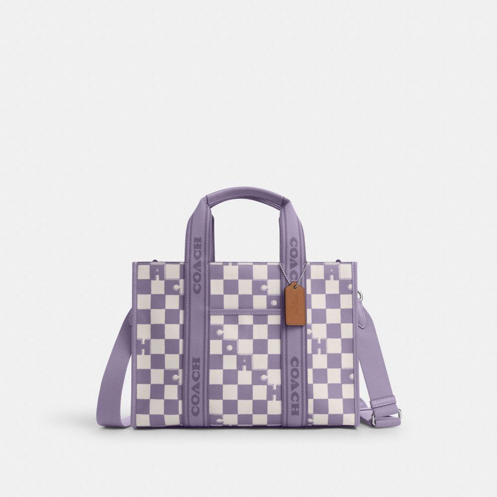 Checkered coach bag sale