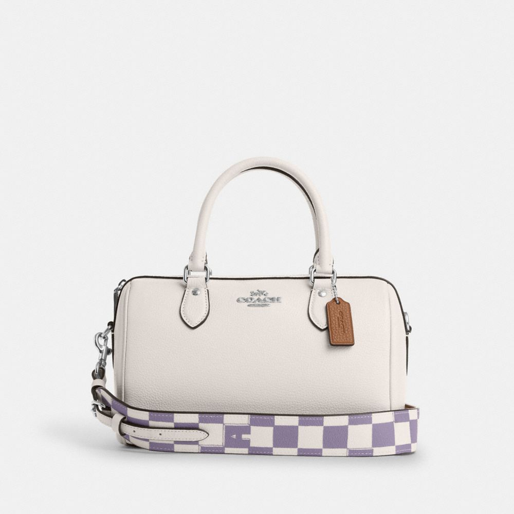 Shop Coach 2023-24FW Street Style Bi-color Plain Leather Logo