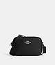 COACH®,MINI JAMIE CAMERA BAG,Leather,Small,Silver/Black,Front View