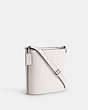 COACH®,SOPHIE BUCKET BAG,Leather,Medium,Silver/Chalk,Angle View