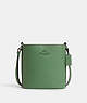 COACH®,SOPHIE BUCKET BAG,Leather,Medium,Silver/Soft Green,Front View