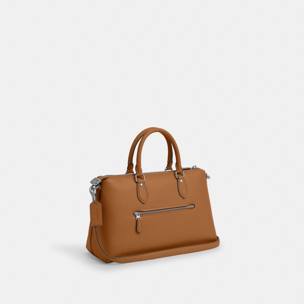 brown handbag