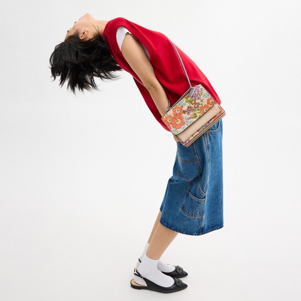 コーチ ショルダーバッグ COACH シグネチャー フローラル