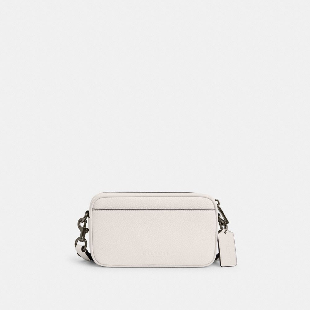 COACH®,JAYDEN CROSSBODY,Mini,Gunmetal/Chalk,Front View