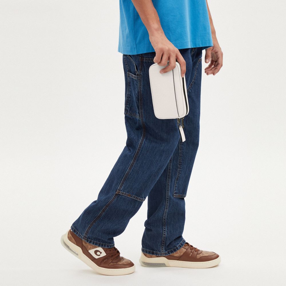 COACH®,Jayden Crossbody,Calfskin Leather,Leather,Crossbody,Logo,Pen Holder,Casual,Cream,Detail View