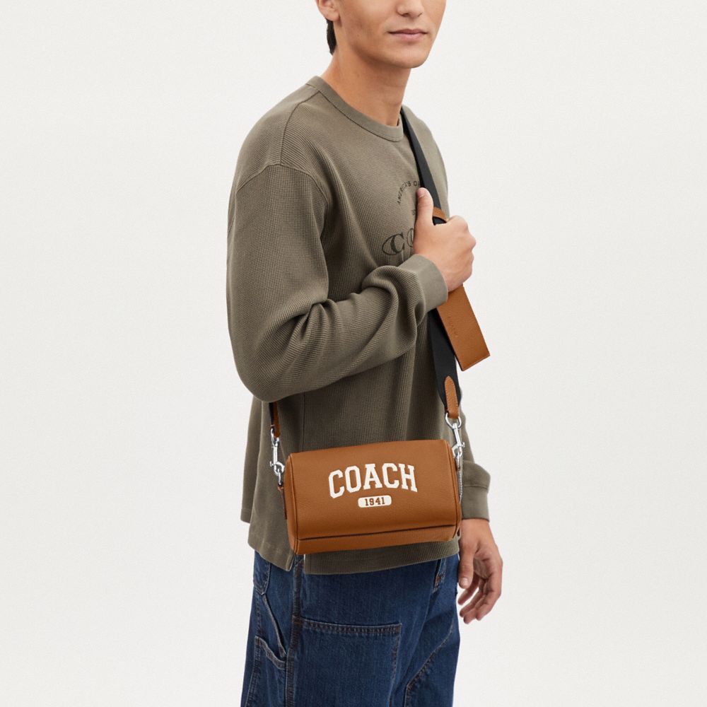 COACH®,Axel Crossbody Bag With Varsity,,Detail View