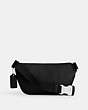 COACH®,ELIAS MINI BELT BAG,Leather,Mini,Silver/Black,Back View