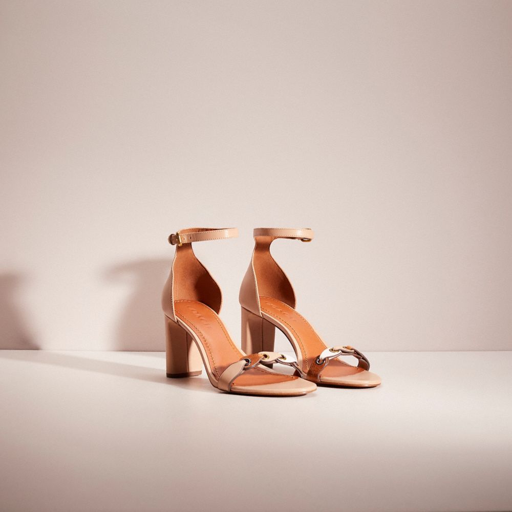 Restored Heel Sandal With Coach Link COACH