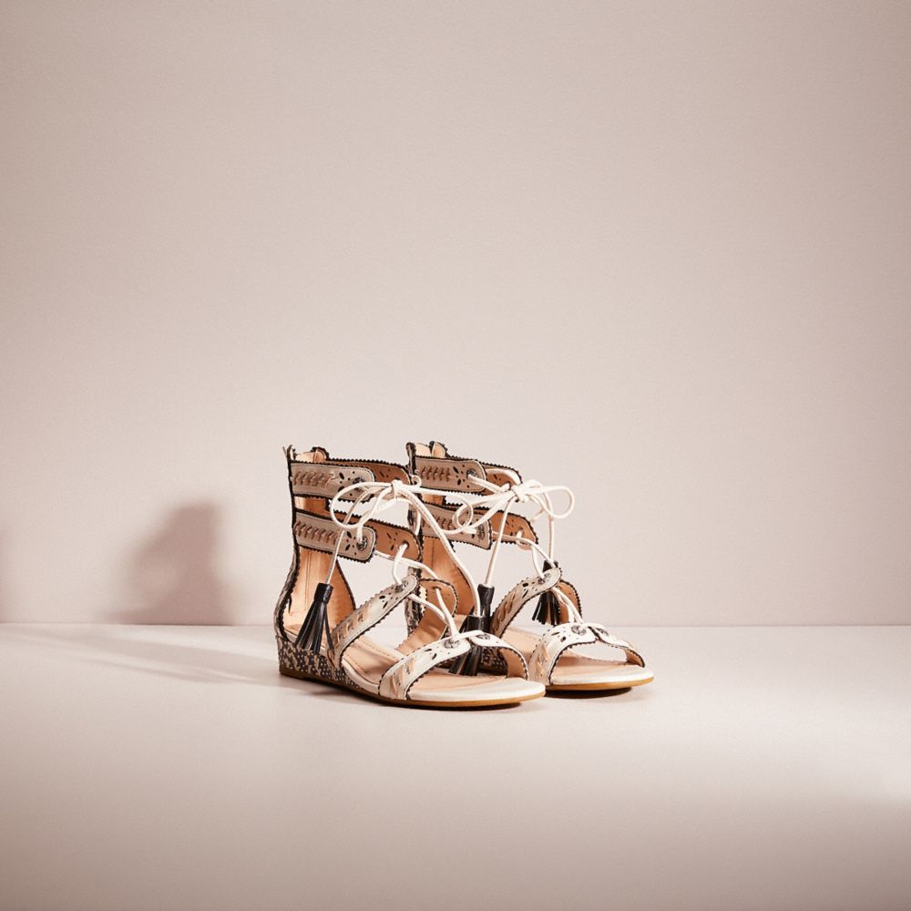 Coach via discount demi wedge sandal