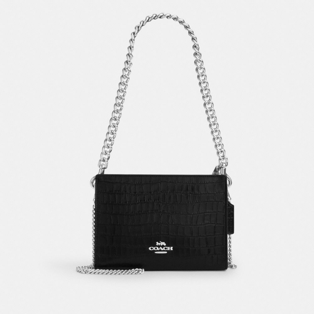 Coach croc crossbody sale