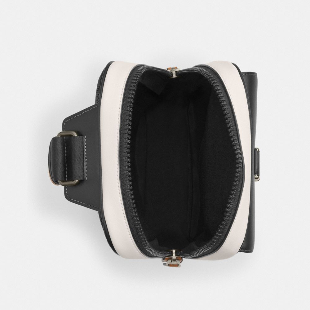 COACH®,Track Pack In Colorblock Signature Canvas,,Inside View,Top View