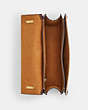 COACH®,LARGE MORGAN SQUARE CROSSBODY BAG,cotton,Medium,Gold/Natural Multi,Inside View,Top View