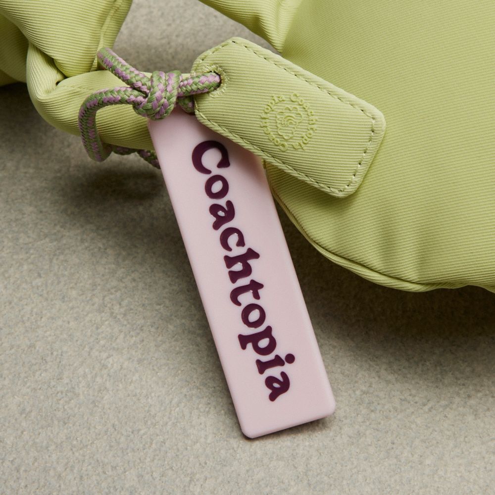COACH®,Coachtopia Loop Puffy Heart Bag,Lining Recycled Polyester,Recycled Polyester,Shoulder Bag,Plastic,3D Embellishment,...,Green