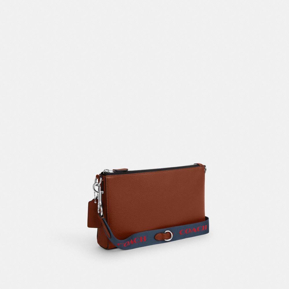 COACH®,HOLDEN CROSSBODY,Mini,Sv/Redwood Multi,Angle View