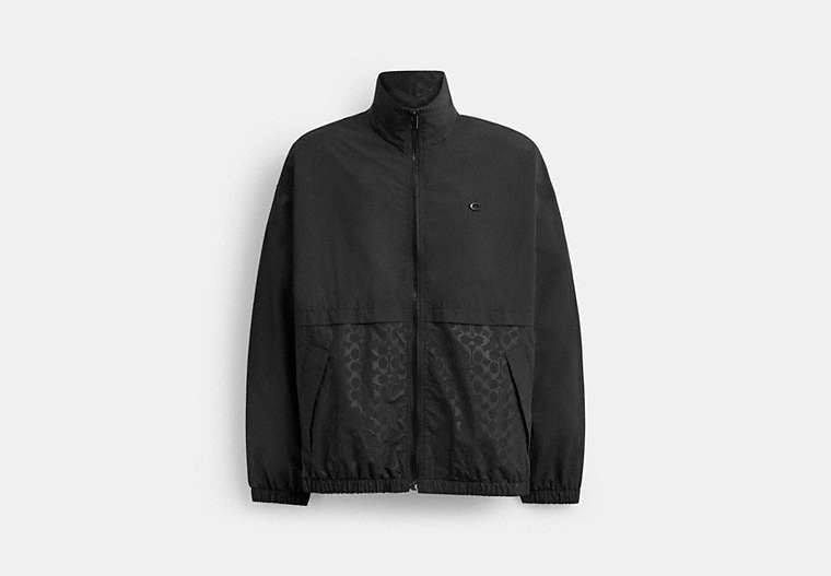 COACH®,WINDBREAKER,Black,Front View image number 0