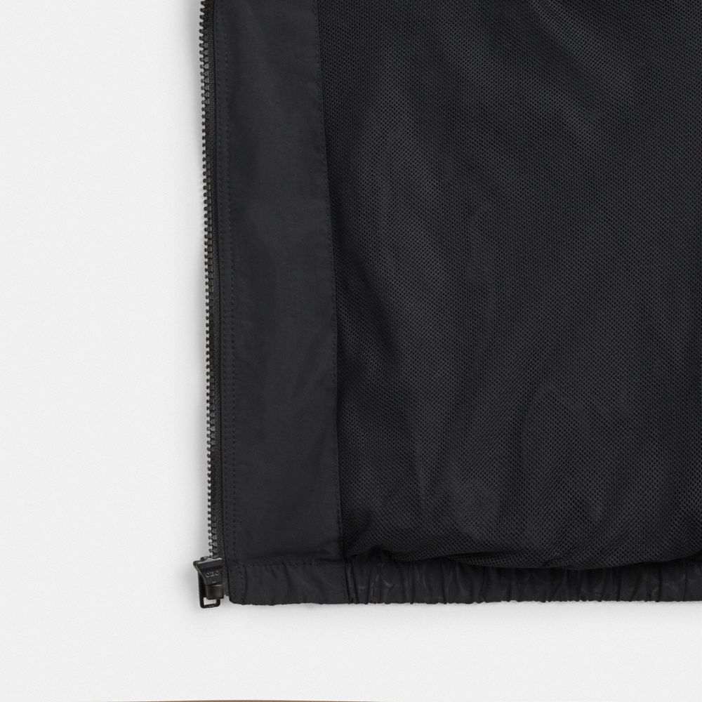 COACH®,WINDBREAKER,Black,Inside View,Top View